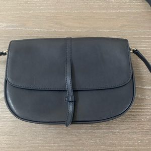 Banana Republic navy blue leather purse